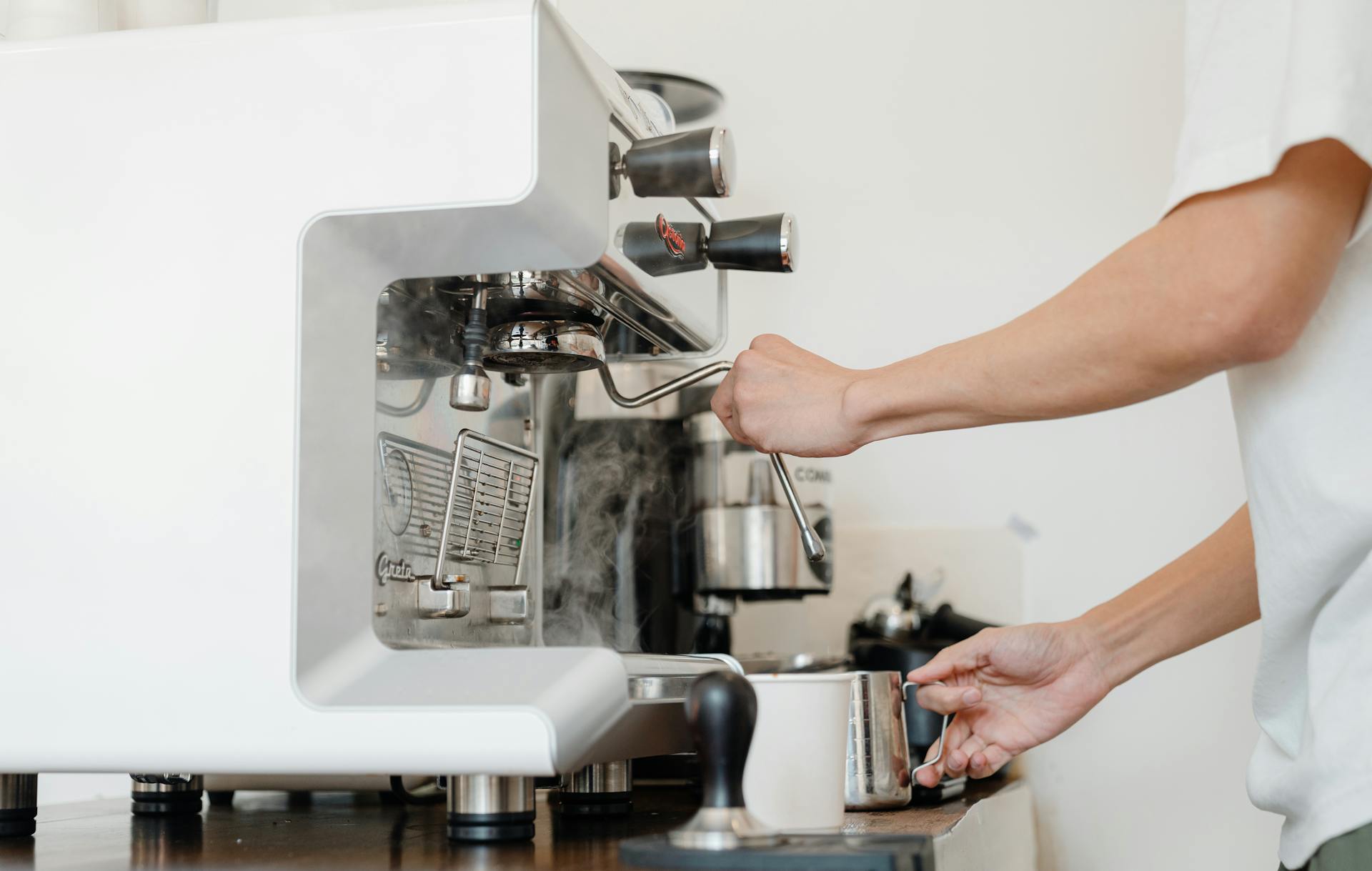 The Roaring Bean mobile espresso bar set up at a Tennessee event — coffee catering Murfreesboro TN