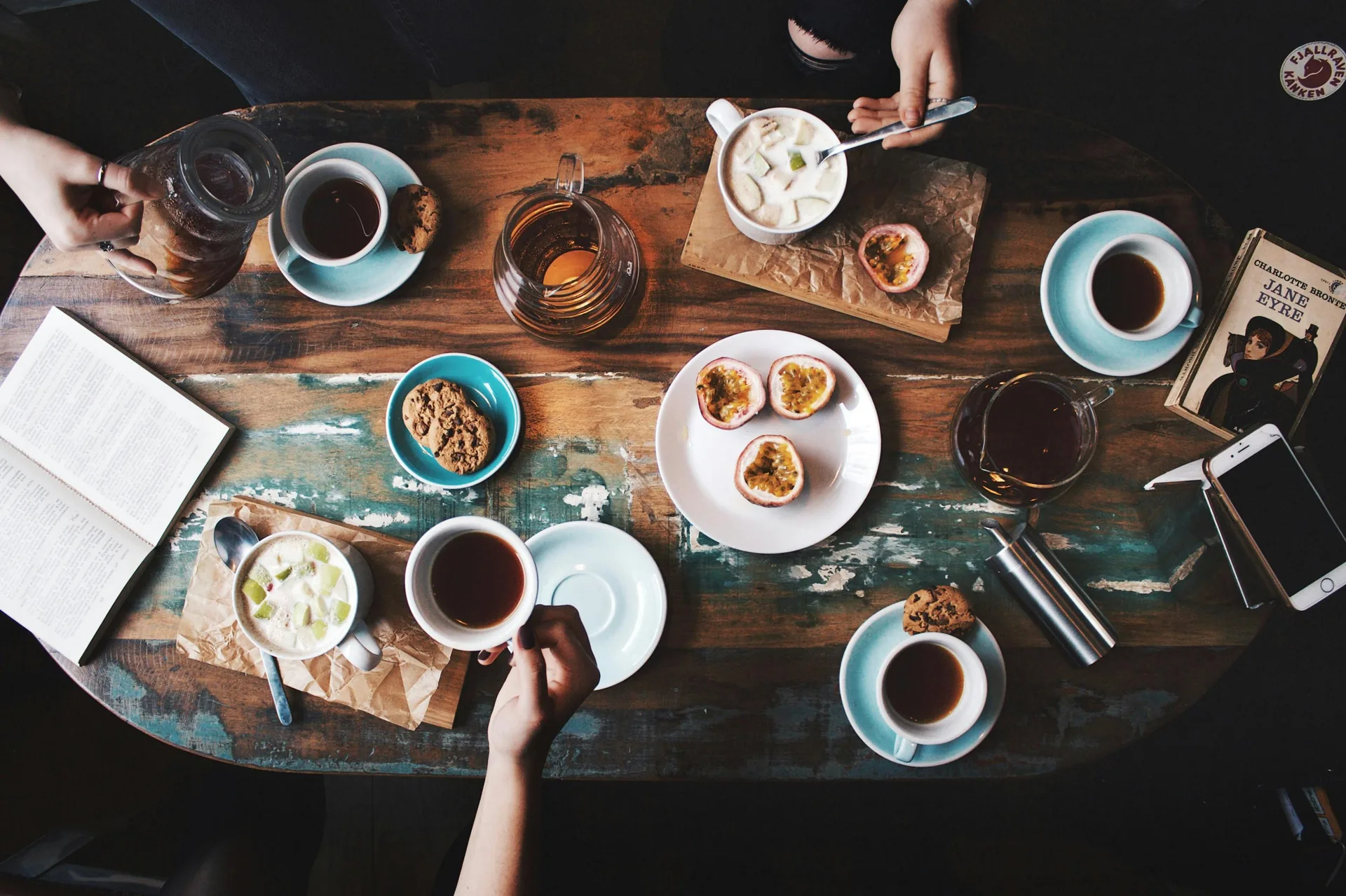 Barista crafting a specialty espresso drink with artisan syrups — sugar-free coffee bar catering for events