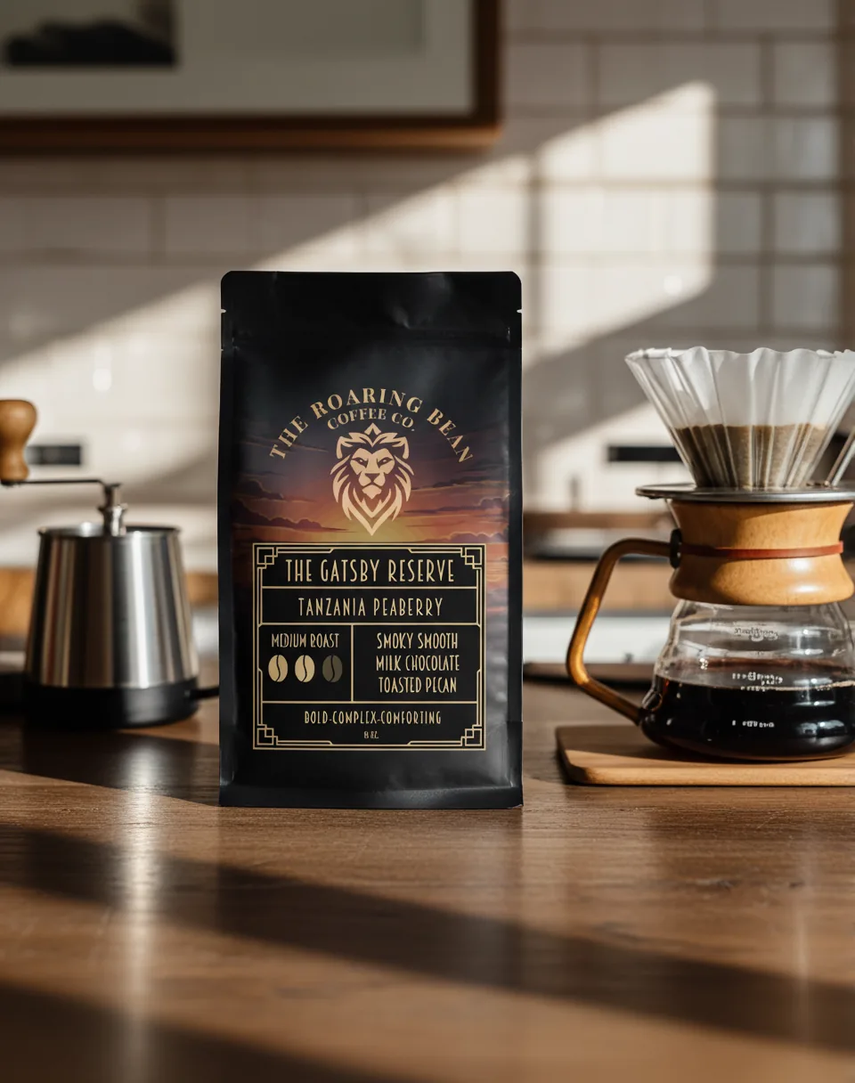 The Roaring Bean luxury 1920s-inspired espresso bar — gold standard coffee catering in Clarksville and Nashville TN
